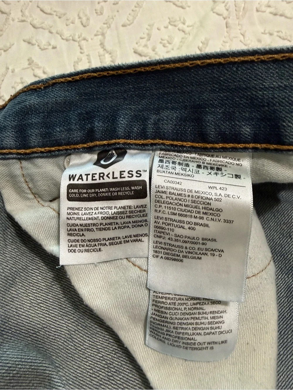 Levi Men’s 559 Relaxed Straight Denim Jeans Size 38 x 36